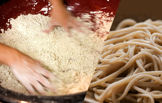 蕎麦打ち